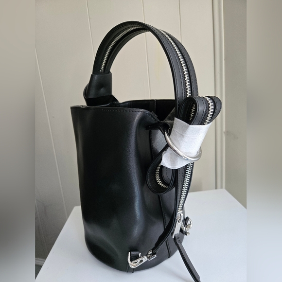 NWOT Calvin Klein Black Backpack Sleek Minimalist Design - Picture 5 of 9